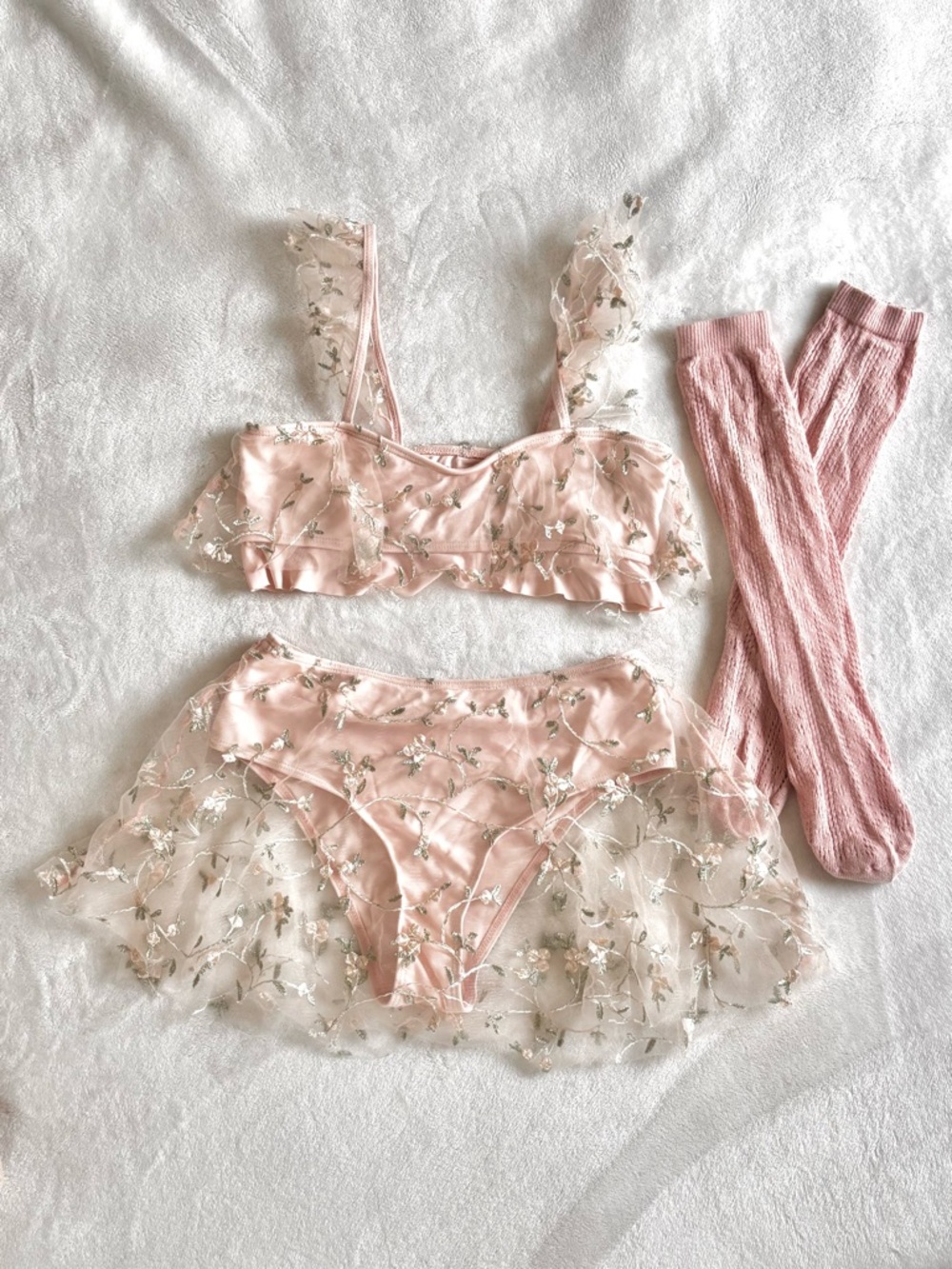 ✨ 2-pc woodland fairy swim set S